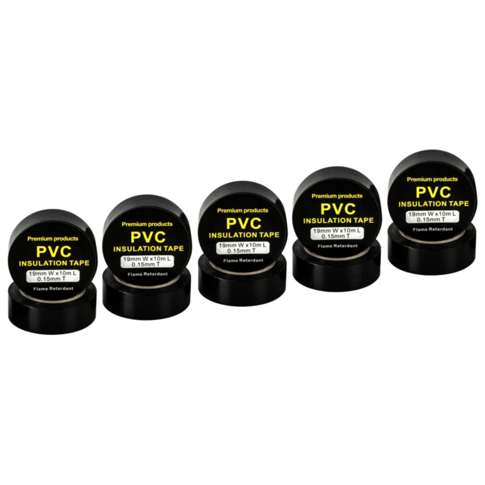 Isolierband 19mm x 10m schwarz 10 Rollen_0
