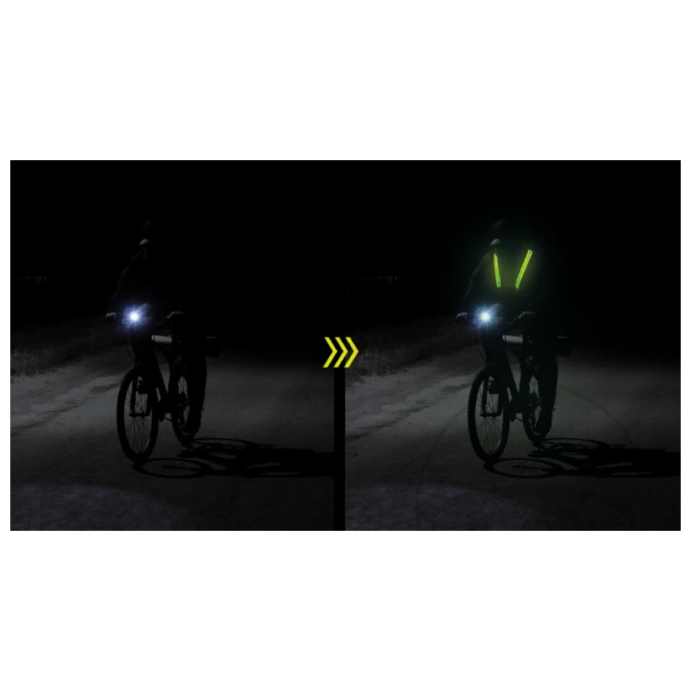 Easypix Streetglow LED Weste für Fahrräder und Motorradfahrer L