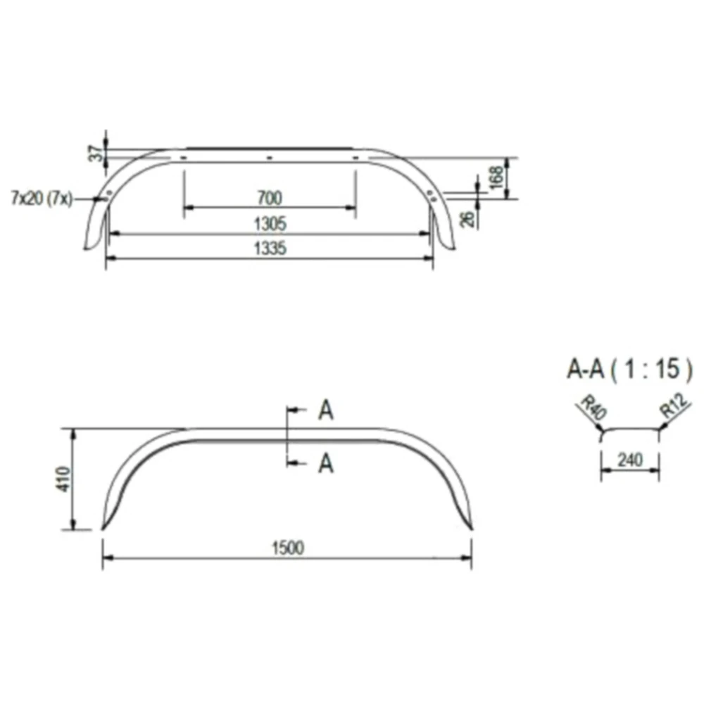 Doppelachskotflügel für PKW-Anhänger_0