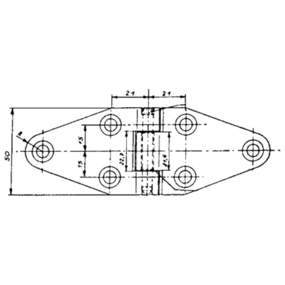 Universalscharnier 70/70 mm verzinkt_0