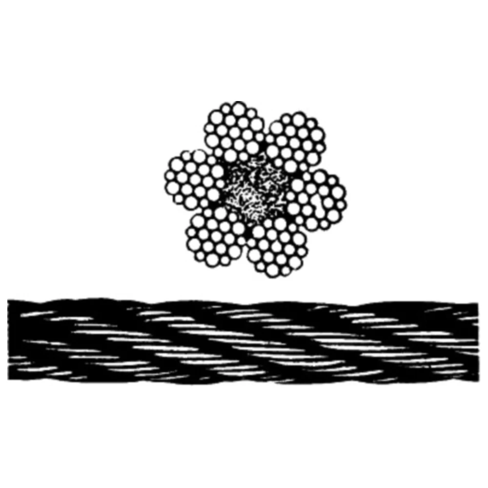 Drahtseil für Seilwinde, 15m, 4mm_0