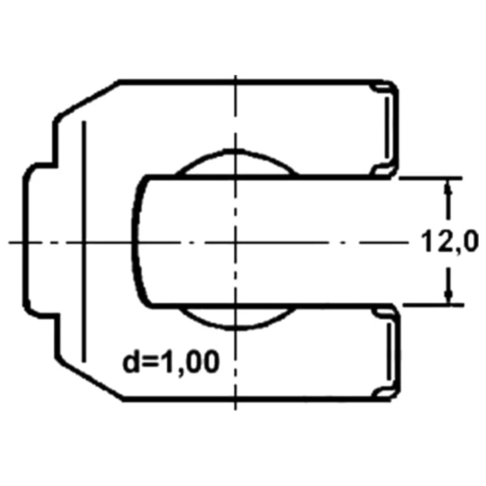 Bremsschlauch Halter für Mercedes-Benz, Fiat, Opel_0