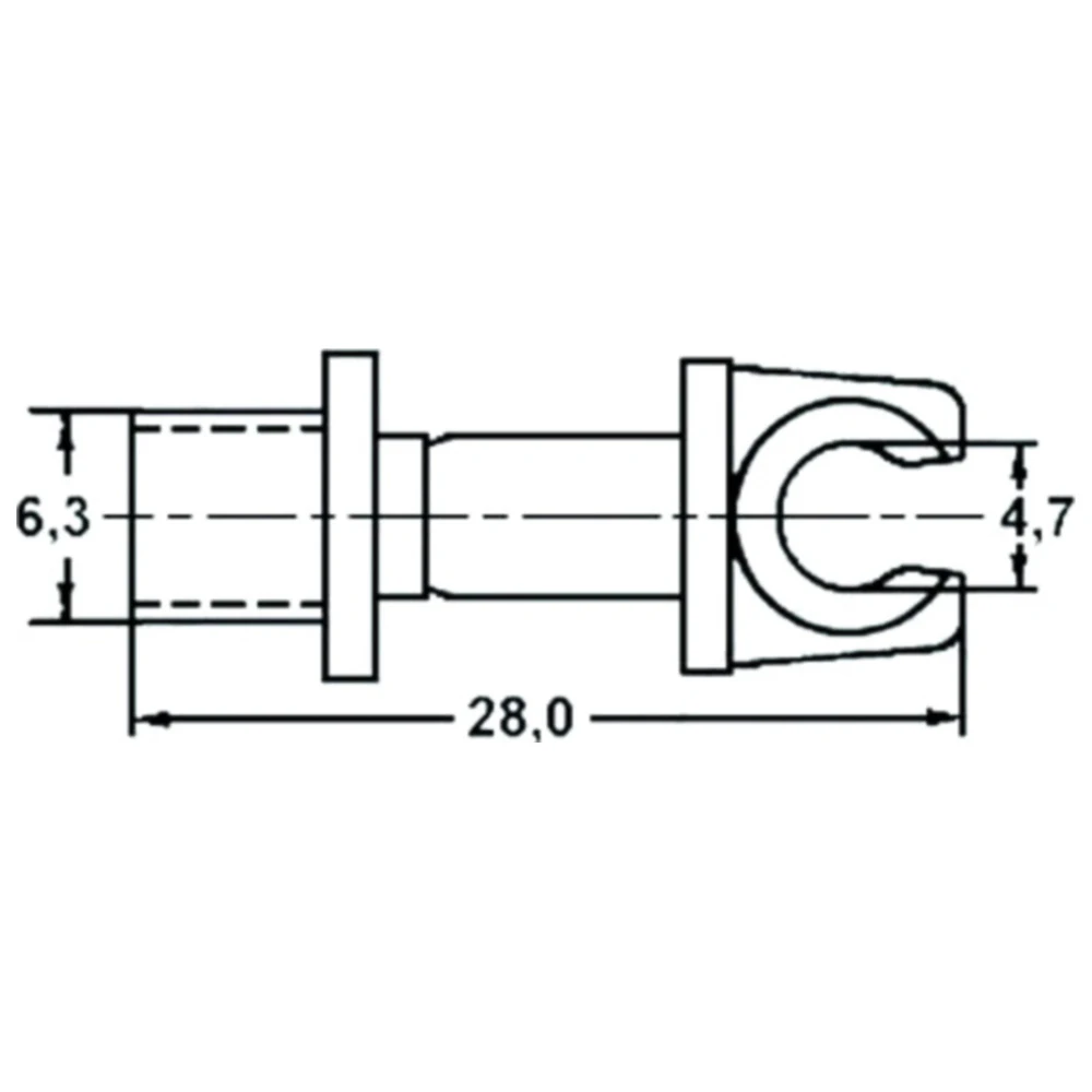 Halter für Bremsleitung 5 mm / 3/16_0