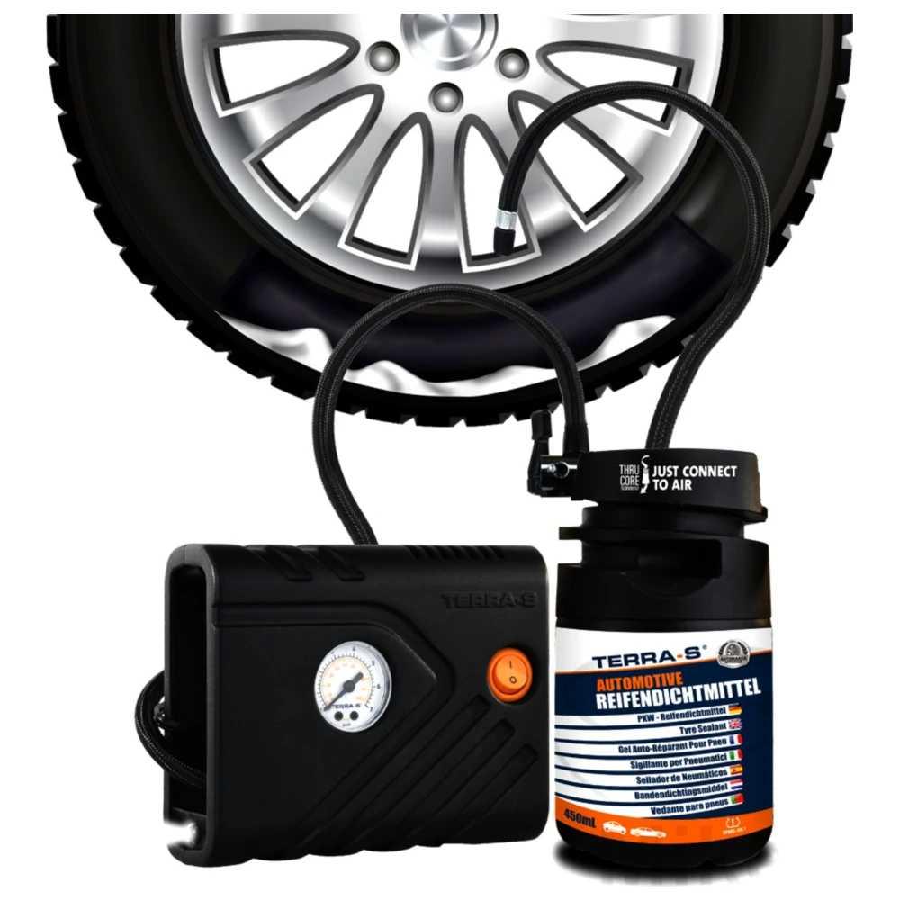 TERRA-S Premium Reifenpannen Kit 450ML_1