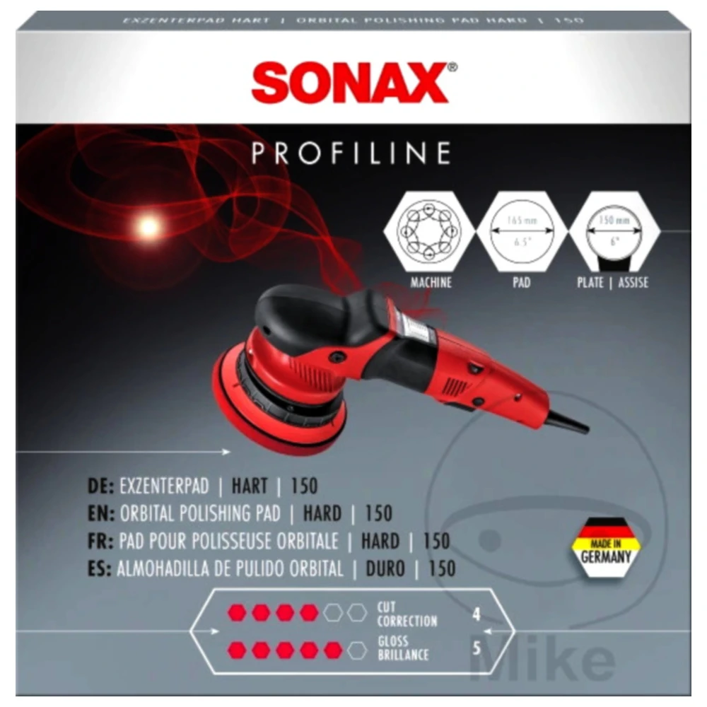 Exzenterpad hart 150 mm für Poliermaschinen_0