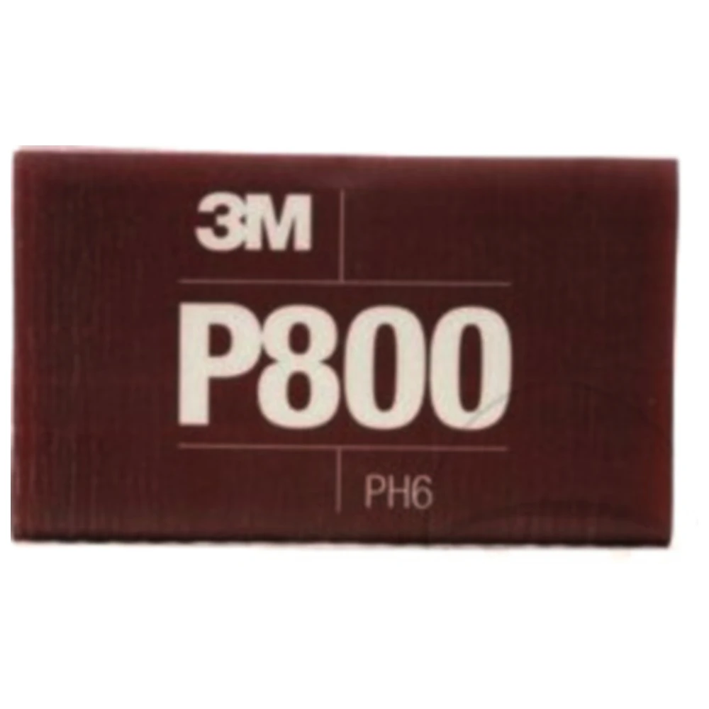 Schleifpapier Streifen K800, 25 Stück, 140X171MM, braun mit Pad