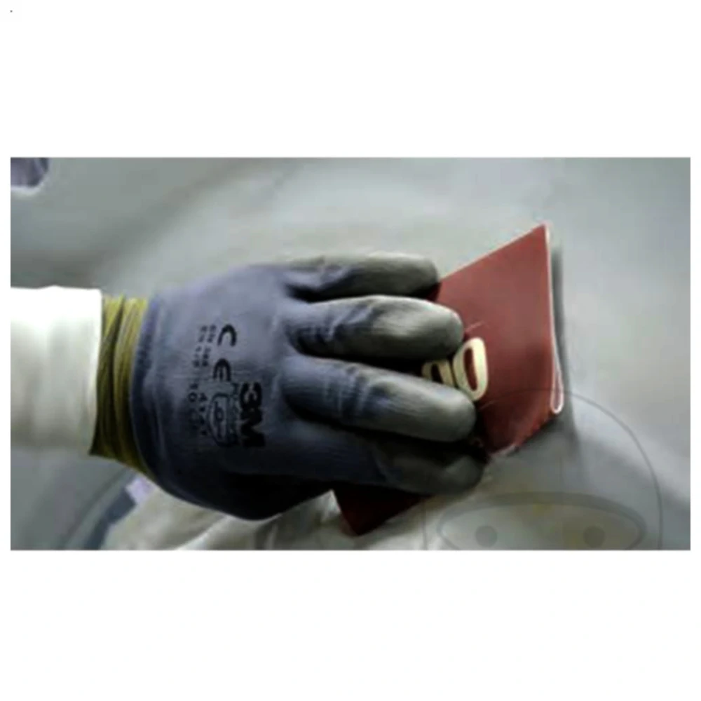 Schleifpapier Streifen K800, 25 Stück, 140X171MM, braun mit Pad