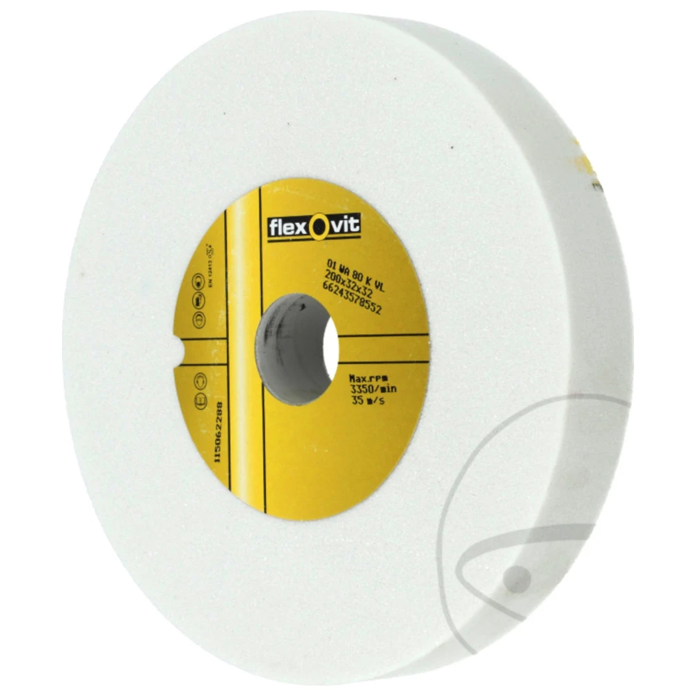 Flexovit Schleifbockscheibe K80 200X32X32MM für Präzisionsbearb