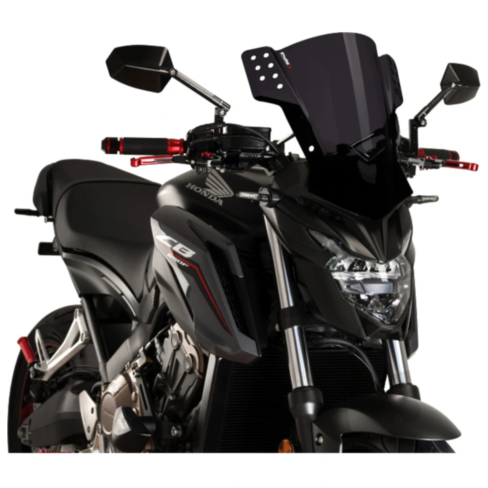 Scheibe Rafale Puig dunkel passend für: Kawasaki Z, W, ER - 6N,