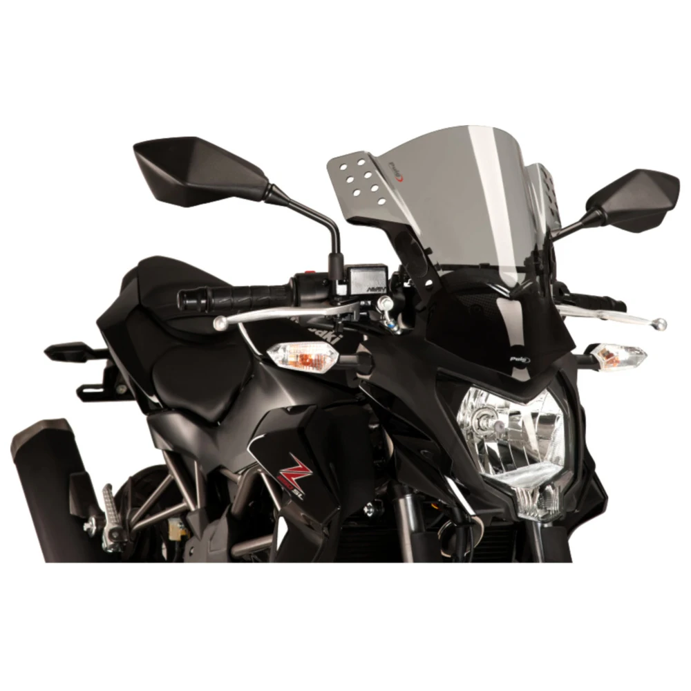 Scheibe Rafale Puig rauchgrau passend für: Kawasaki Z, W, ER -