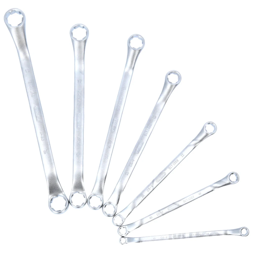 Doppelringschlüssel Satz Spezial 7-teilig 6-19 mm gekröpft_0