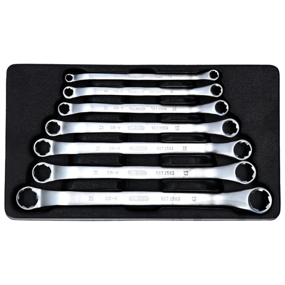 Doppelringschlüssel Satz Spezial 7-teilig 6-19 mm gekröpft_1