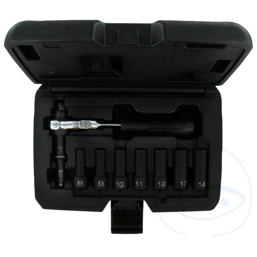 Kraft-Stecknuss Satz 3/8“ mit Gelenkschlüssel für Motorräder_0