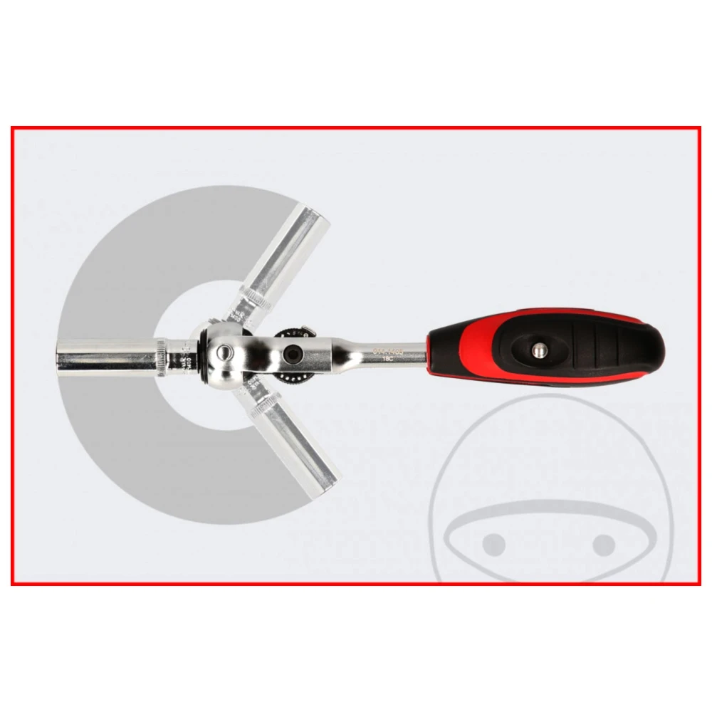 Umschaltknarre 1/4 Mini T-Griff mit Schwenkkopf_0