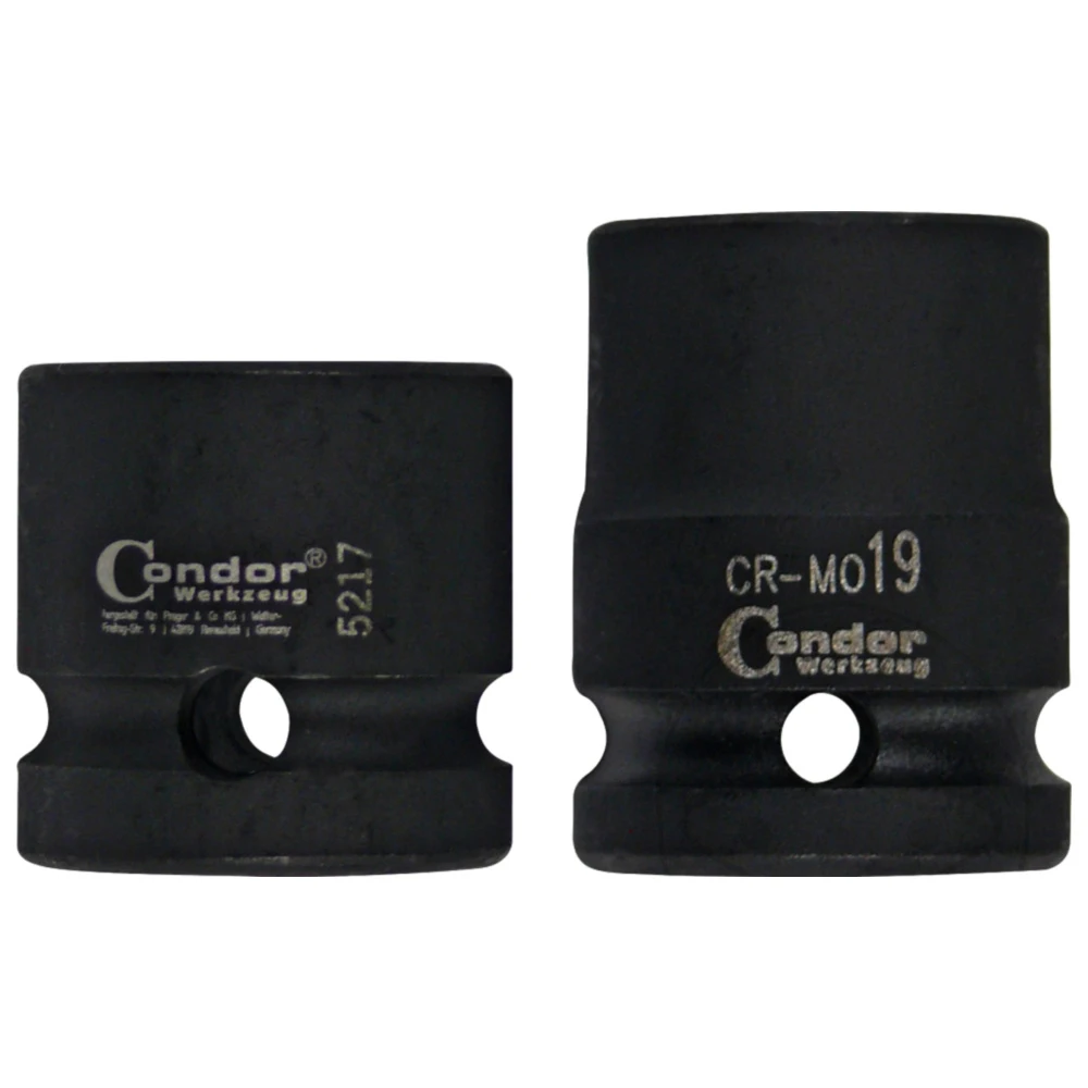 Kraft-Stecknuss Set kurz 1/2 Zoll 17-tlg. für professionelle An