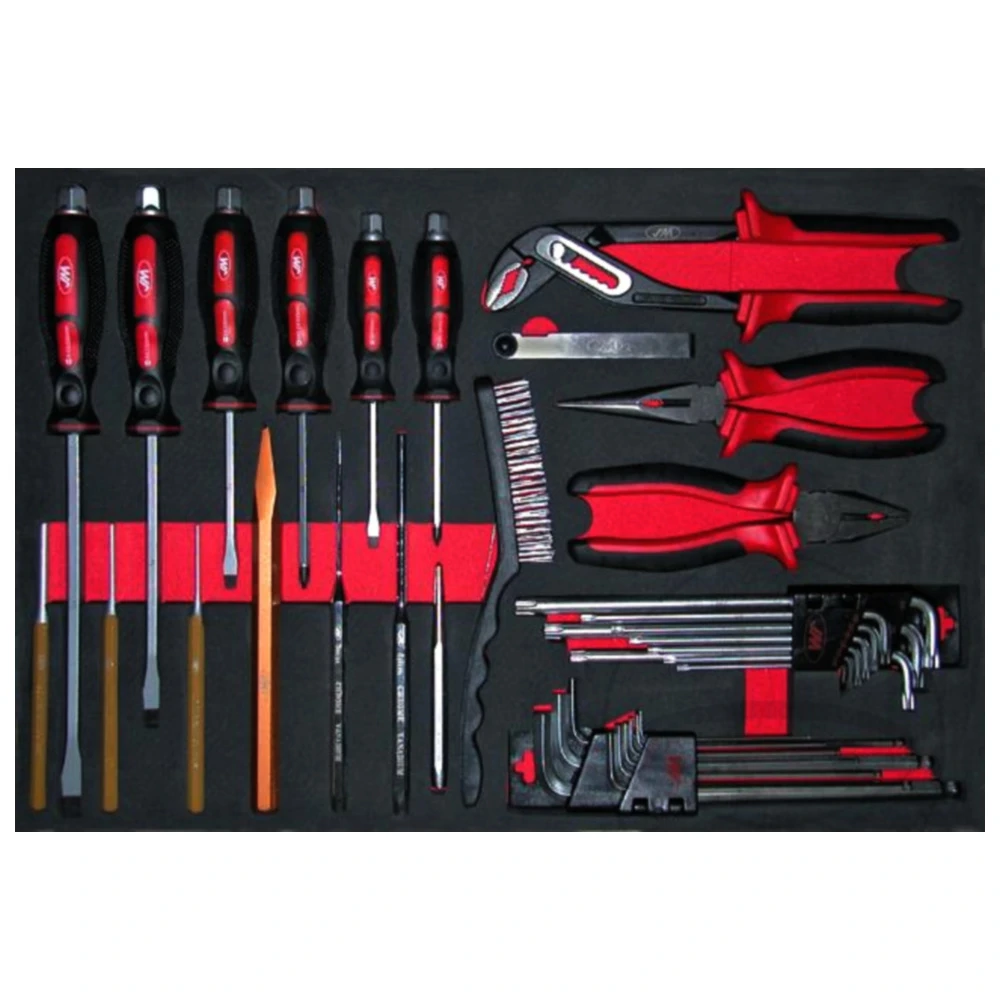 JMP 6-Schubladen Werkzeugwagen mit 148-teiligem Werkzeugset für