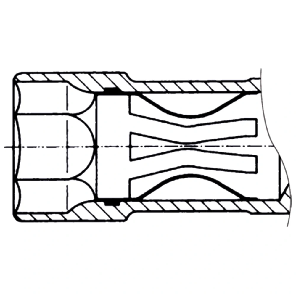 Zündkerzenstecknuss 16 mm mit Kugelgelenk für Motorräder und PK