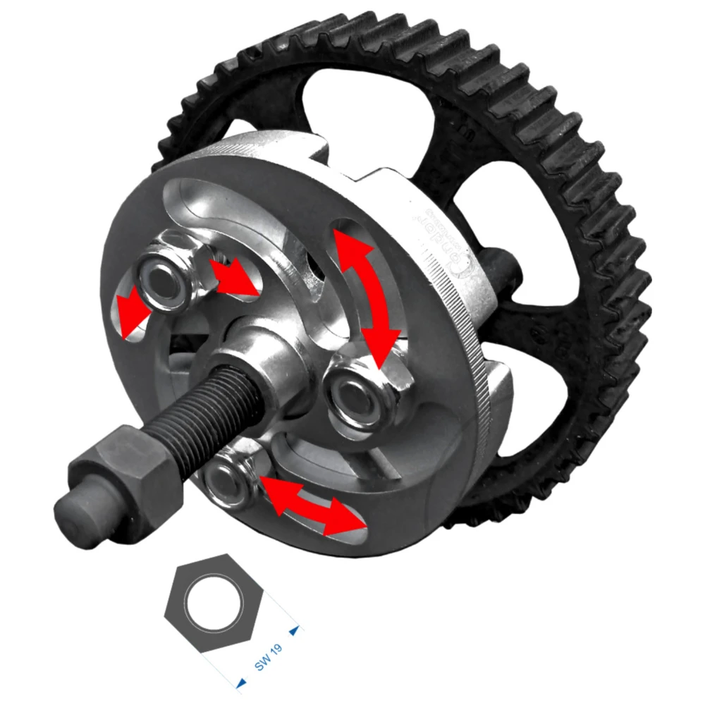Riemenscheiben Abzieher universal für Motorräder 60-90 mm_0