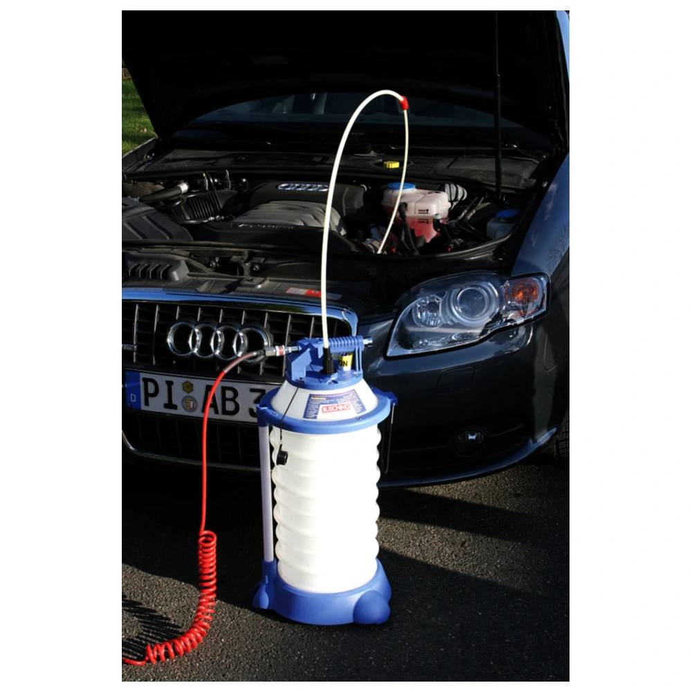 Vakuumpumpe 19 Liter Pneumatisch mit 3 Sonden für KFZ/Motorrad_0