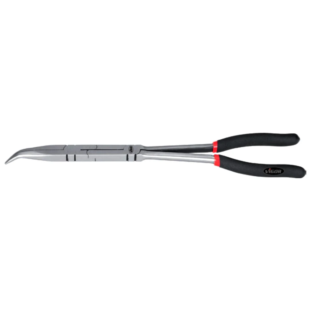 Vigor Flachrundzange 45° für enge Anwendungen_0
