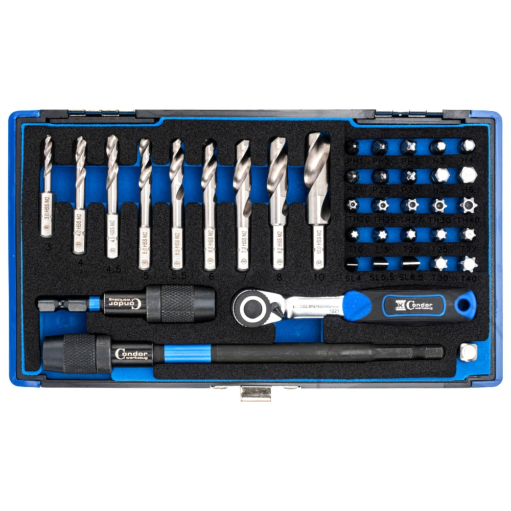 Spiralbohrer Bit+Bit Set 38-teilig HSS-G M2_0