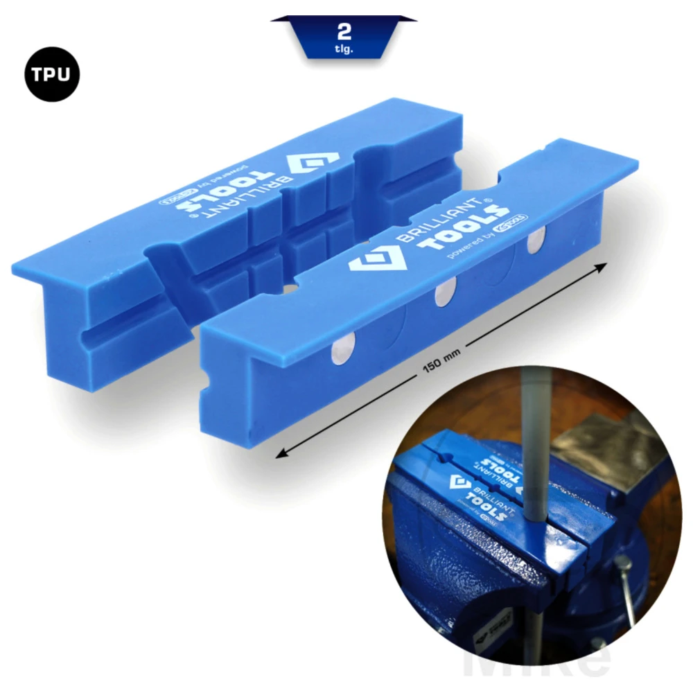Schraubstock-Schutzbacken Kunststoff 150 mit Nuten_2