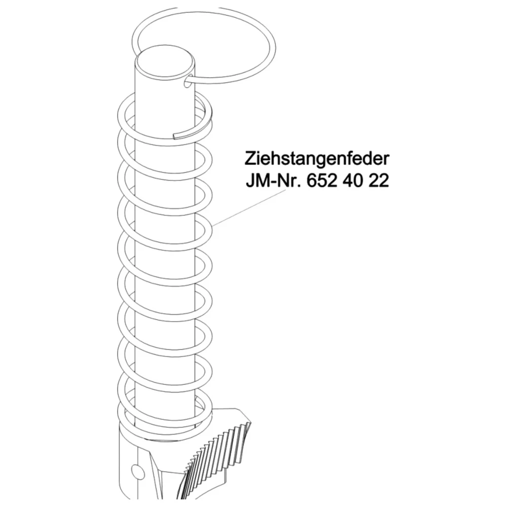 Ziehstangenfeder für JMP Fox 4000 H_0