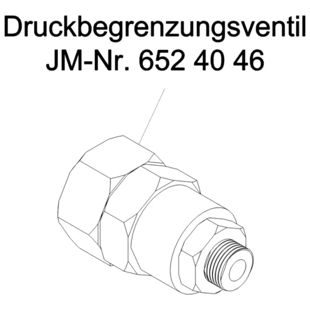 Druckbegrenzungsventil für JMP Fox 4000 H_0