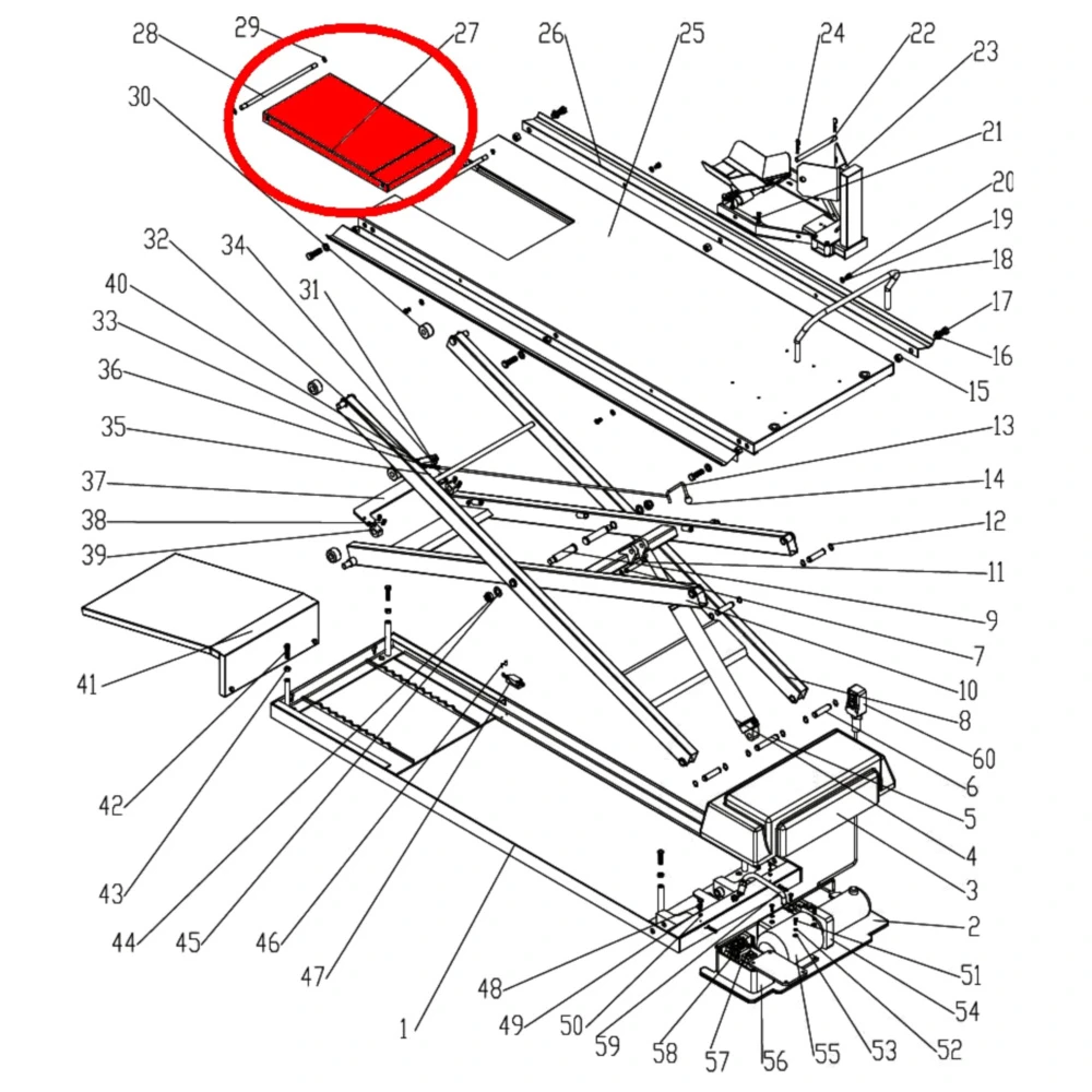 JMP Ersatzteil für Hebebühne GATE 500 / LUX_0