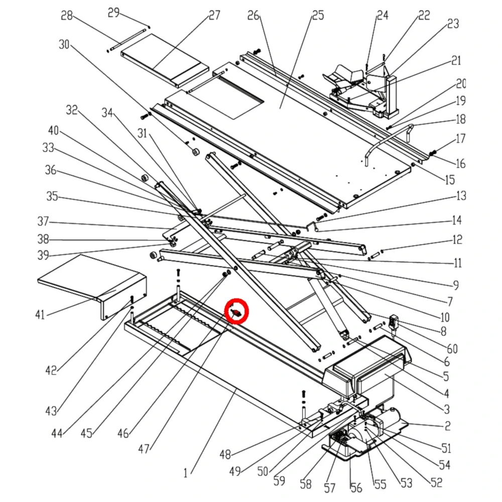 Hebebühne Endschalter für JMP 300 / 500 Lux_0