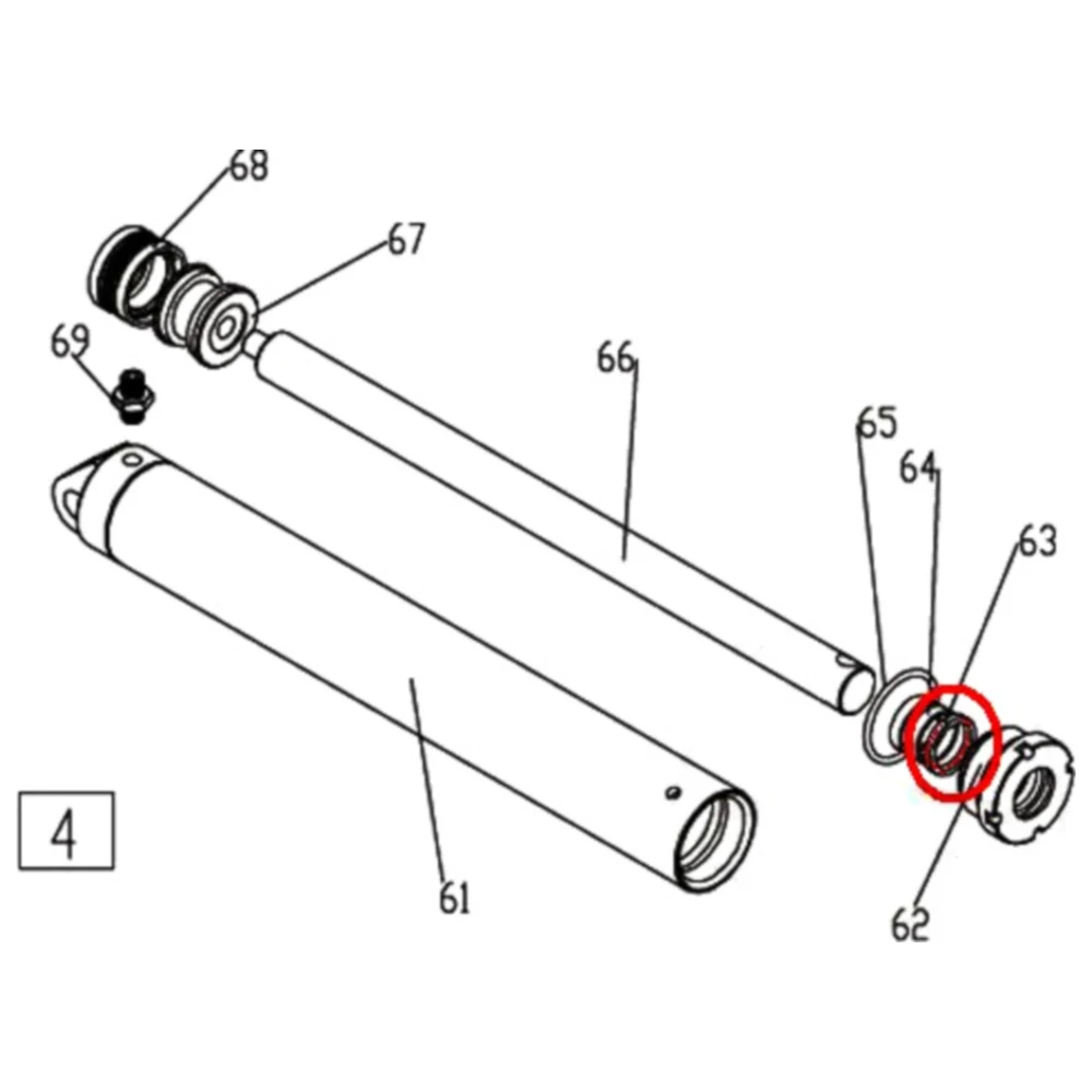 Hydraulikdichtung für JMP 500 / Lux_0