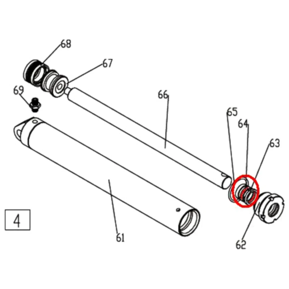 JMP Hydraulikdichtung für elektrische Motorrad-Hebebühnen_0