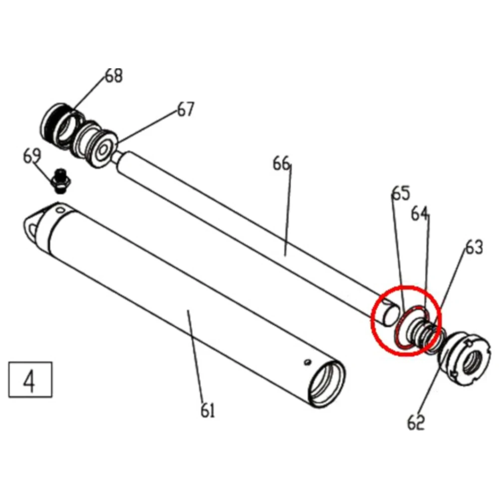 JMP Hydraulikdichtung O-Ring für 500 / LUX_0