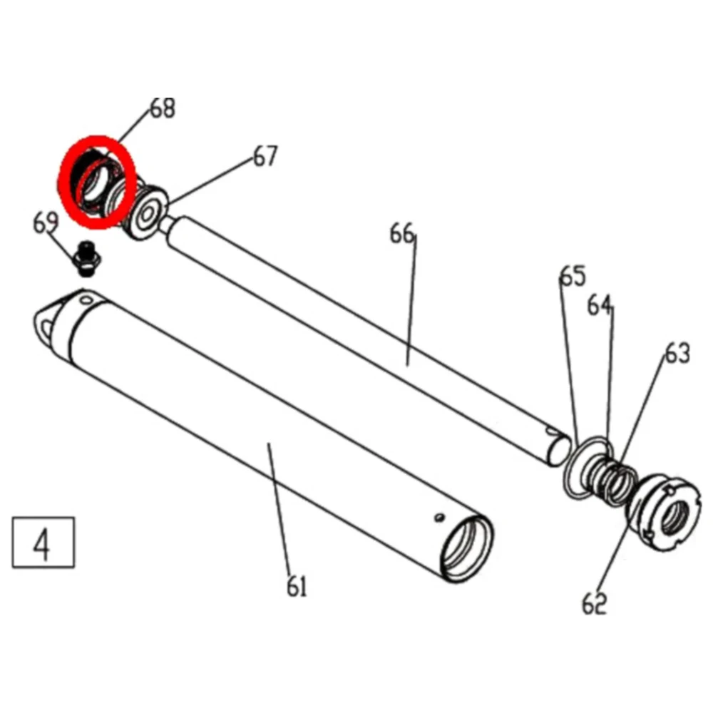 Hydraulikdichtung für JMP 500 / LUX_0