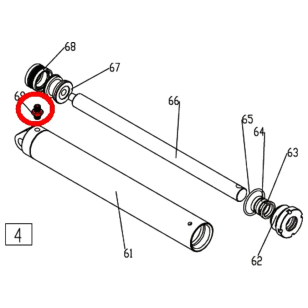 Hydraulikverschraubung für JMP500 Lift_0