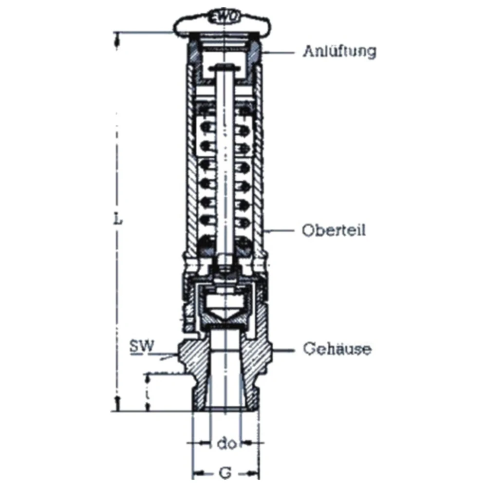 Sicherheitsventil R3/8 16 bar für Druckbehälter_0