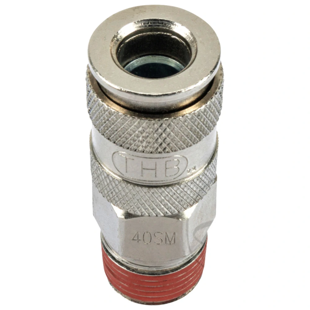 Druckluftschlauch LW10 5 Meter mit Stahl-Kupplung & Nippel_0