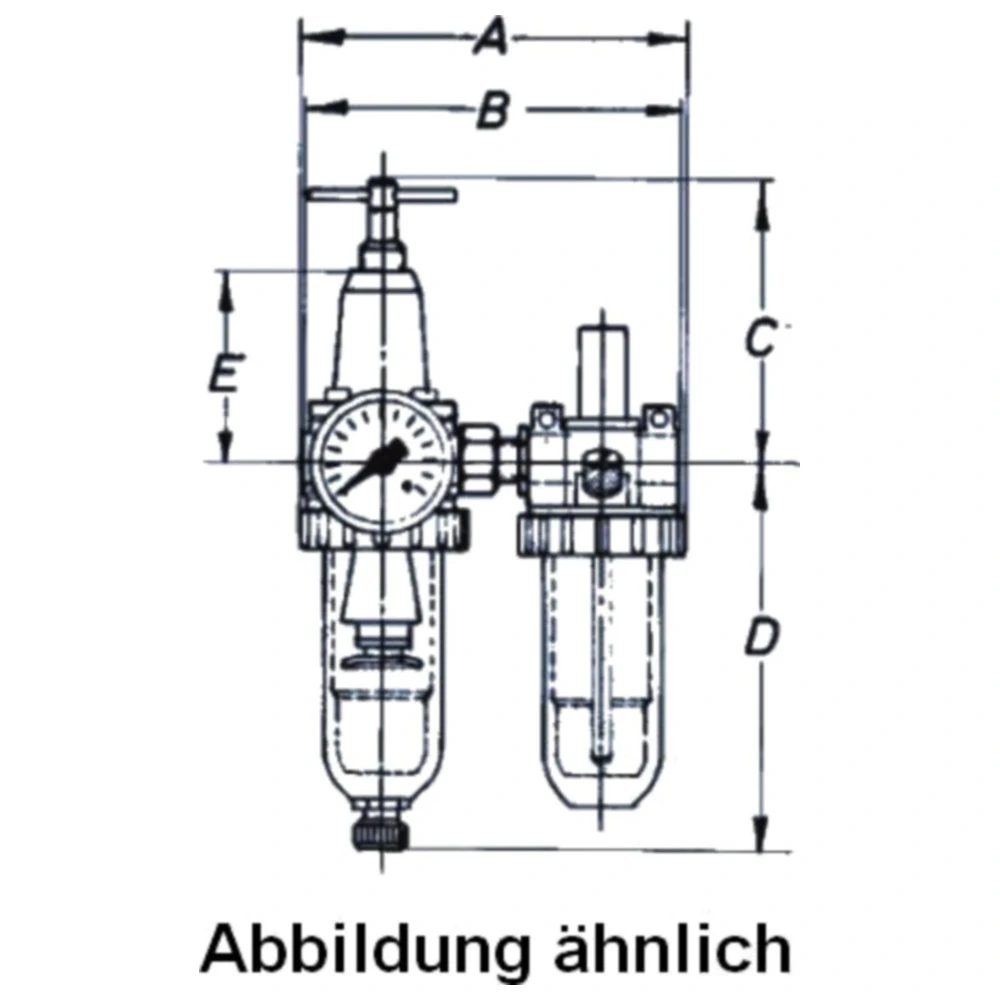 2er Wartungseinheit G1/2 16 bar für EWO_0