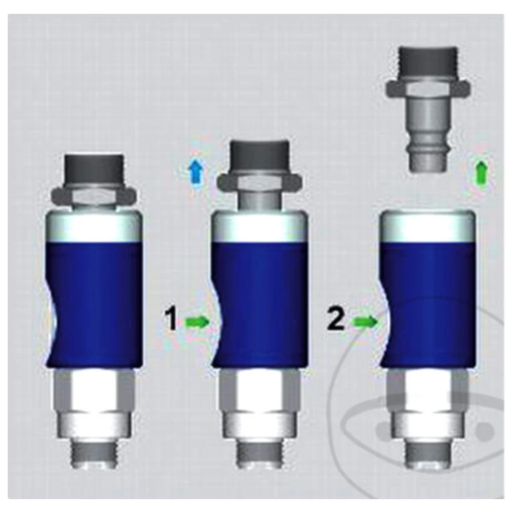 Sicherheitskupplung 1/2 Zoll mit Knopf Entriegelung_0