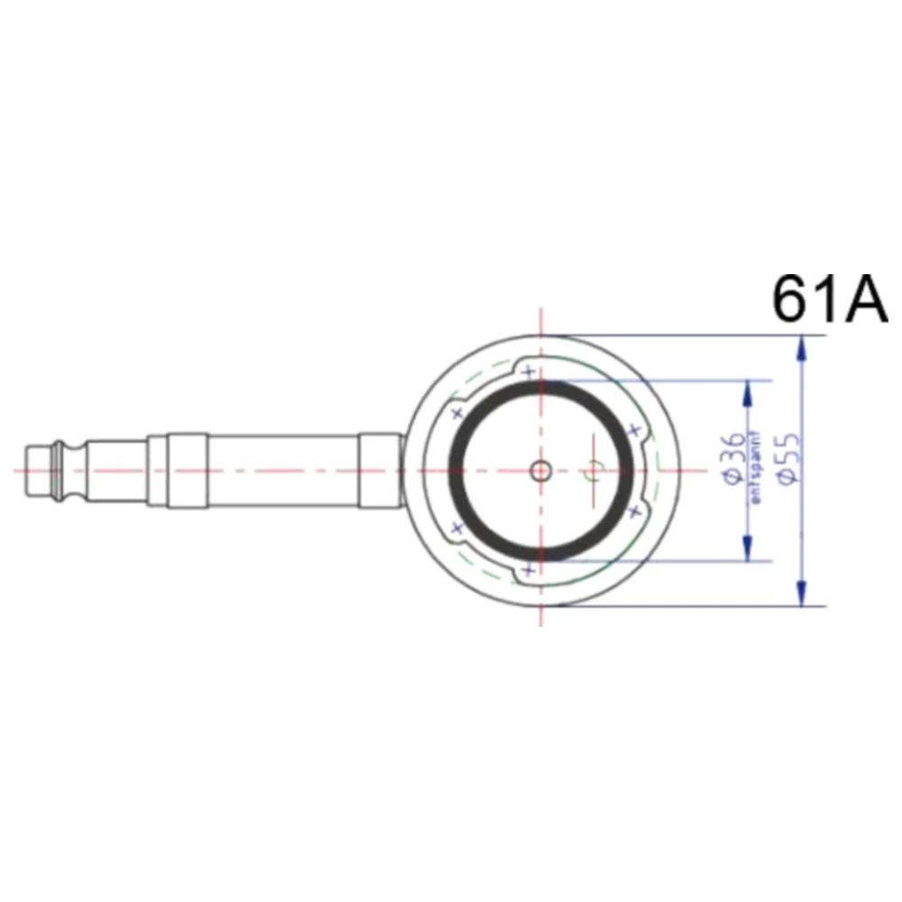 Anschlussdeckel Nr. 61 A für Bremsenfüll- und Entlüftergeräte_0