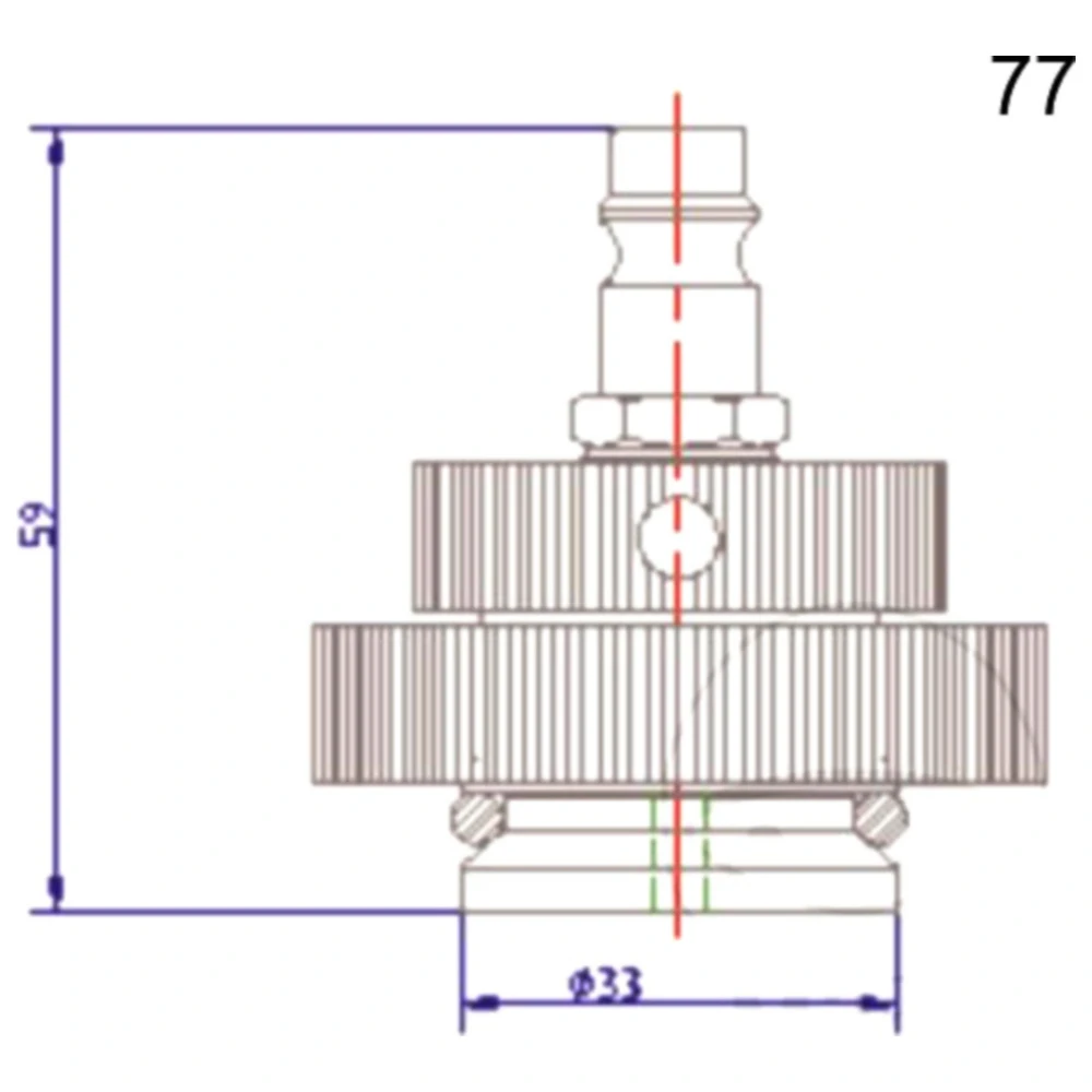 Anschlussdeckel Nr. 77 für Bremsenfüll- und Entlüftergeräte_1