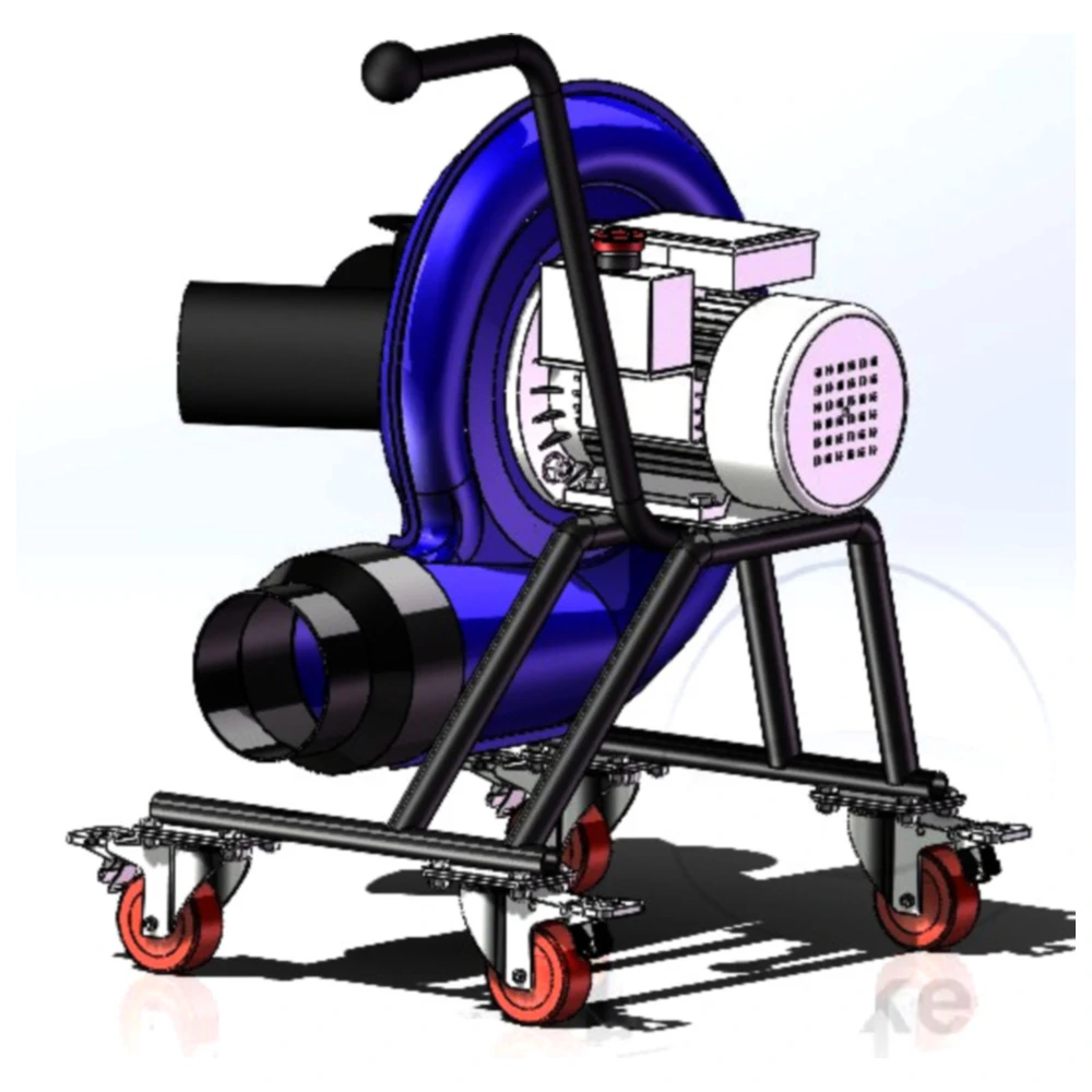 Mobile Abgasabsauganlage für PKW und Motorräder_1