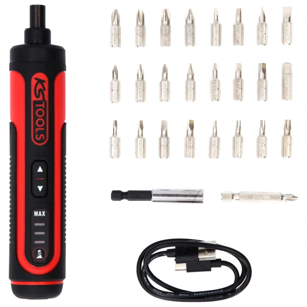 Akku Bit-Stabschrauber Set 27-teilig für präzises Schrauben_0