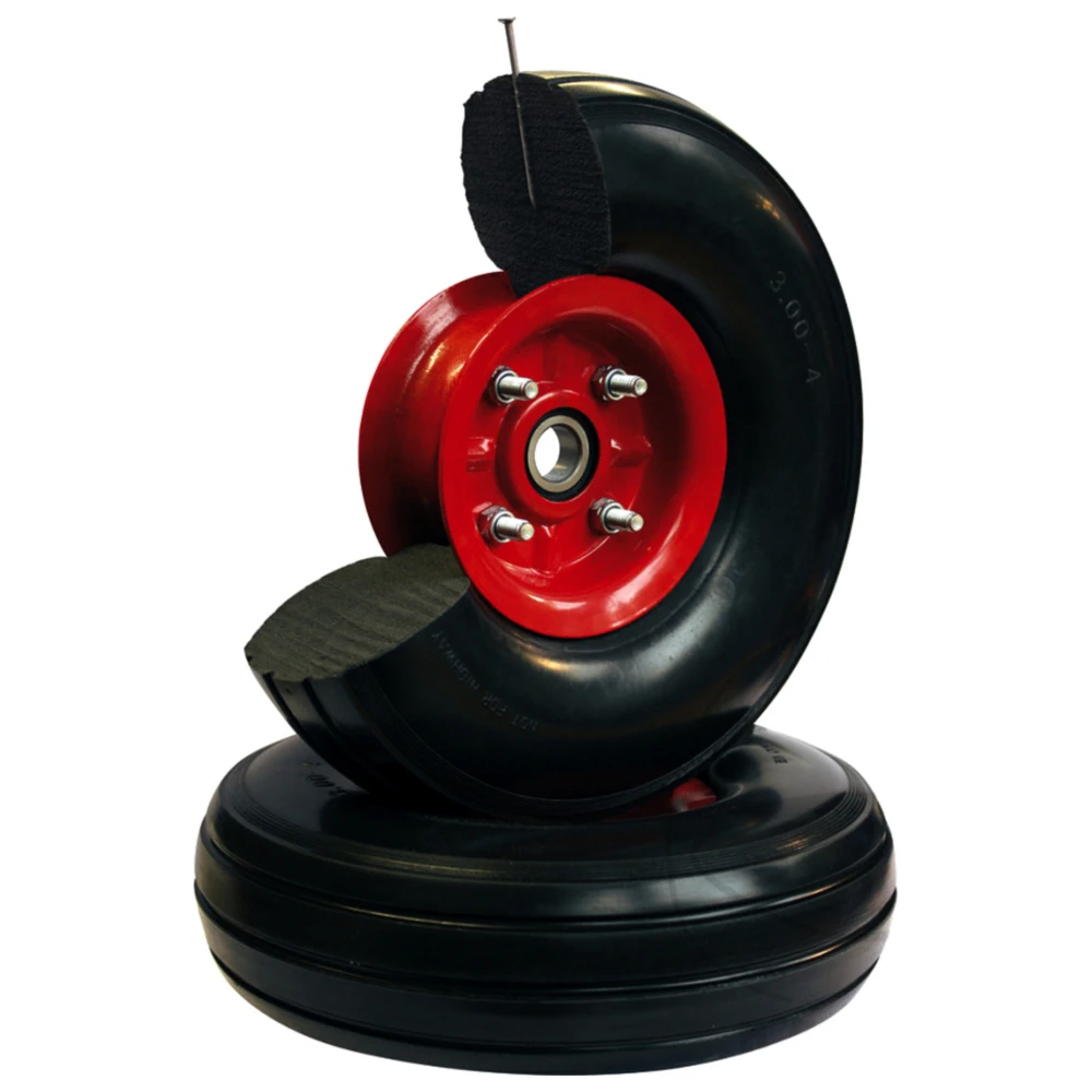 Pannensicheres Rad 260 X 85 mm schwarz für Motorrad_0