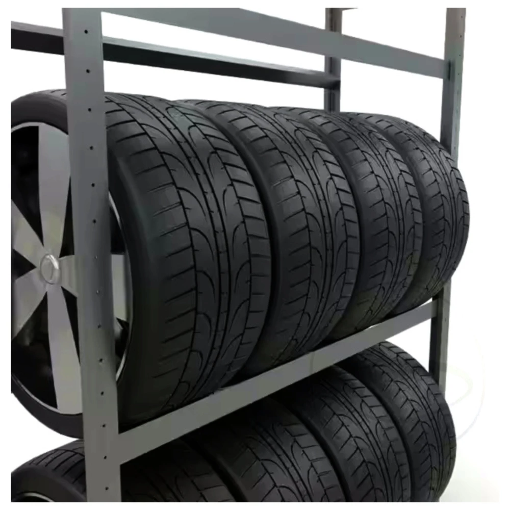 Reifenregal für Motorräder 3 Ebenen verzinkt_1