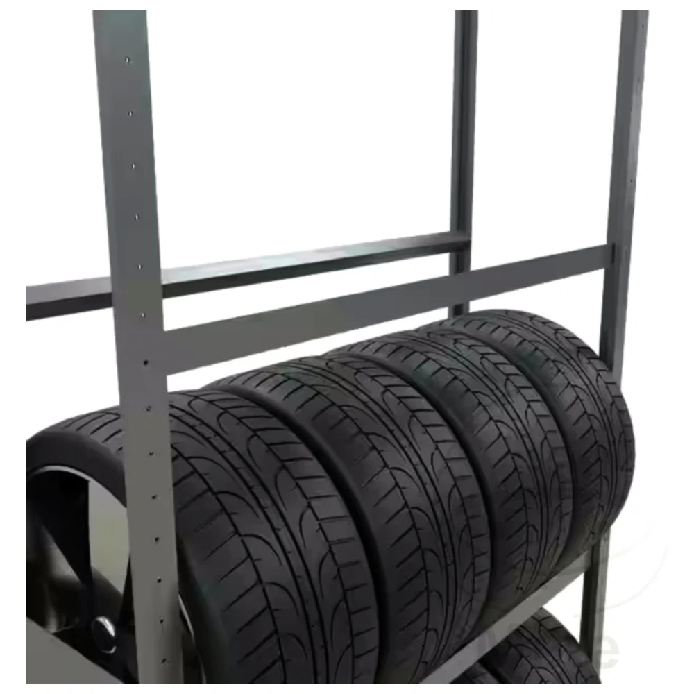 Reifenregal 4 Ebenen für sichere Lagerung_1
