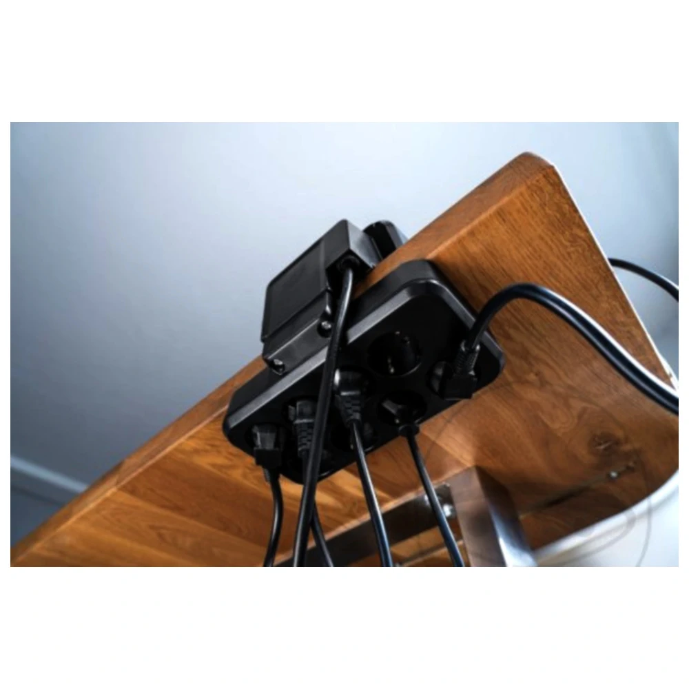 Tischsteckdosenleiste mit USB C und USB A Anschlüssen_2