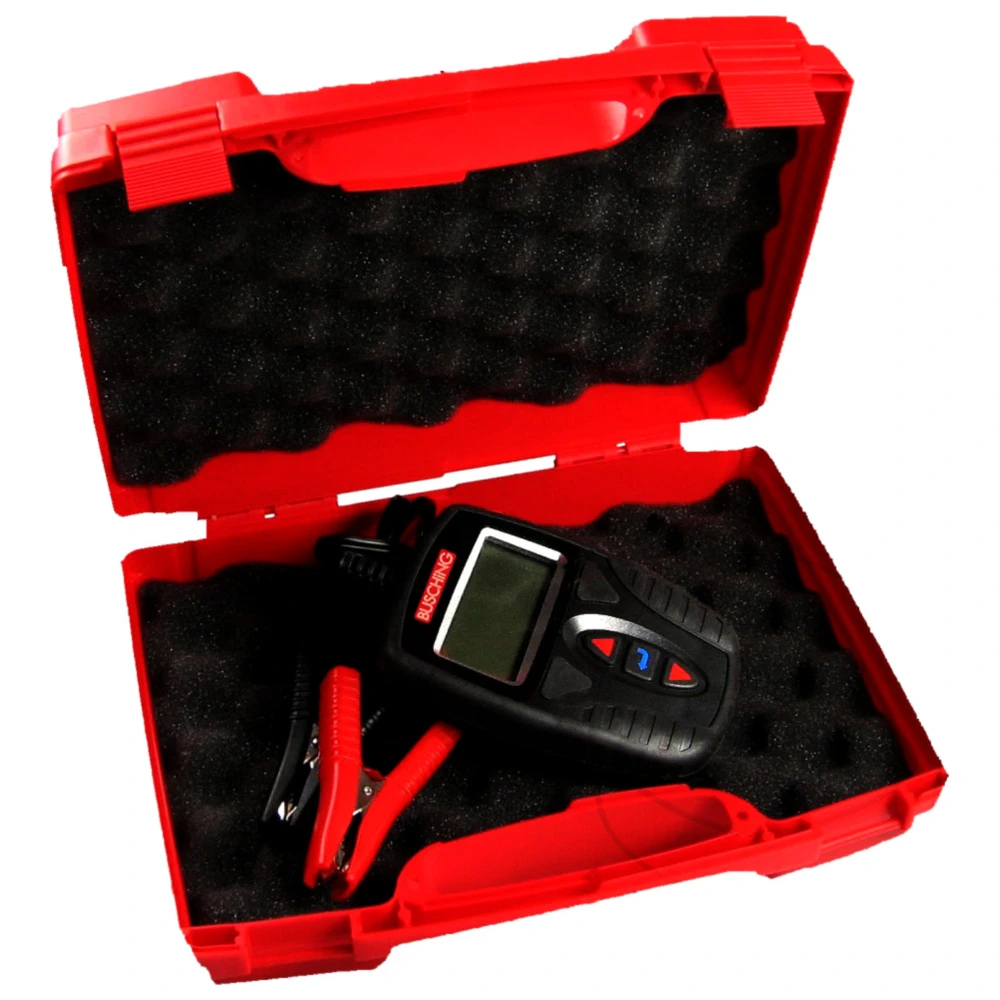 Kunststoff Werkzeugkoffer rot 260x210x76mm mit Schaumstoffeinla