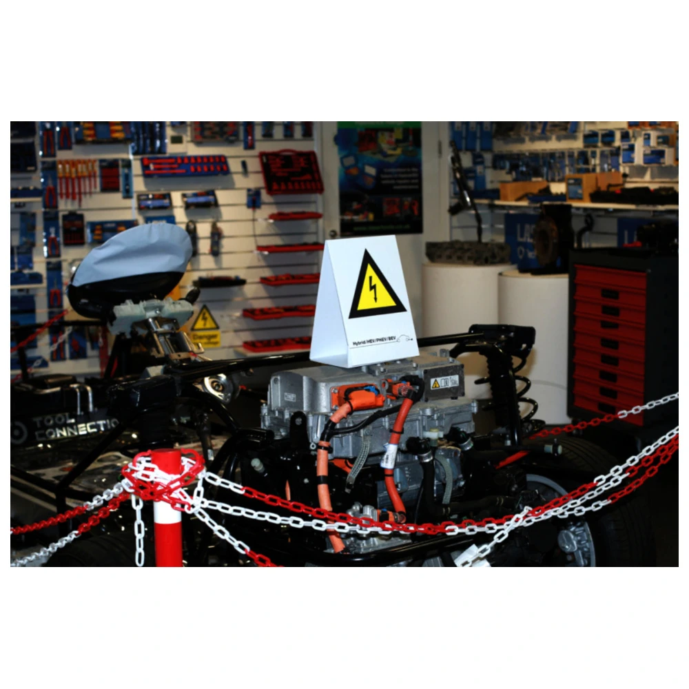 Warnschilder Doppelseitig Faltbar für Elektrofahrzeuge_0