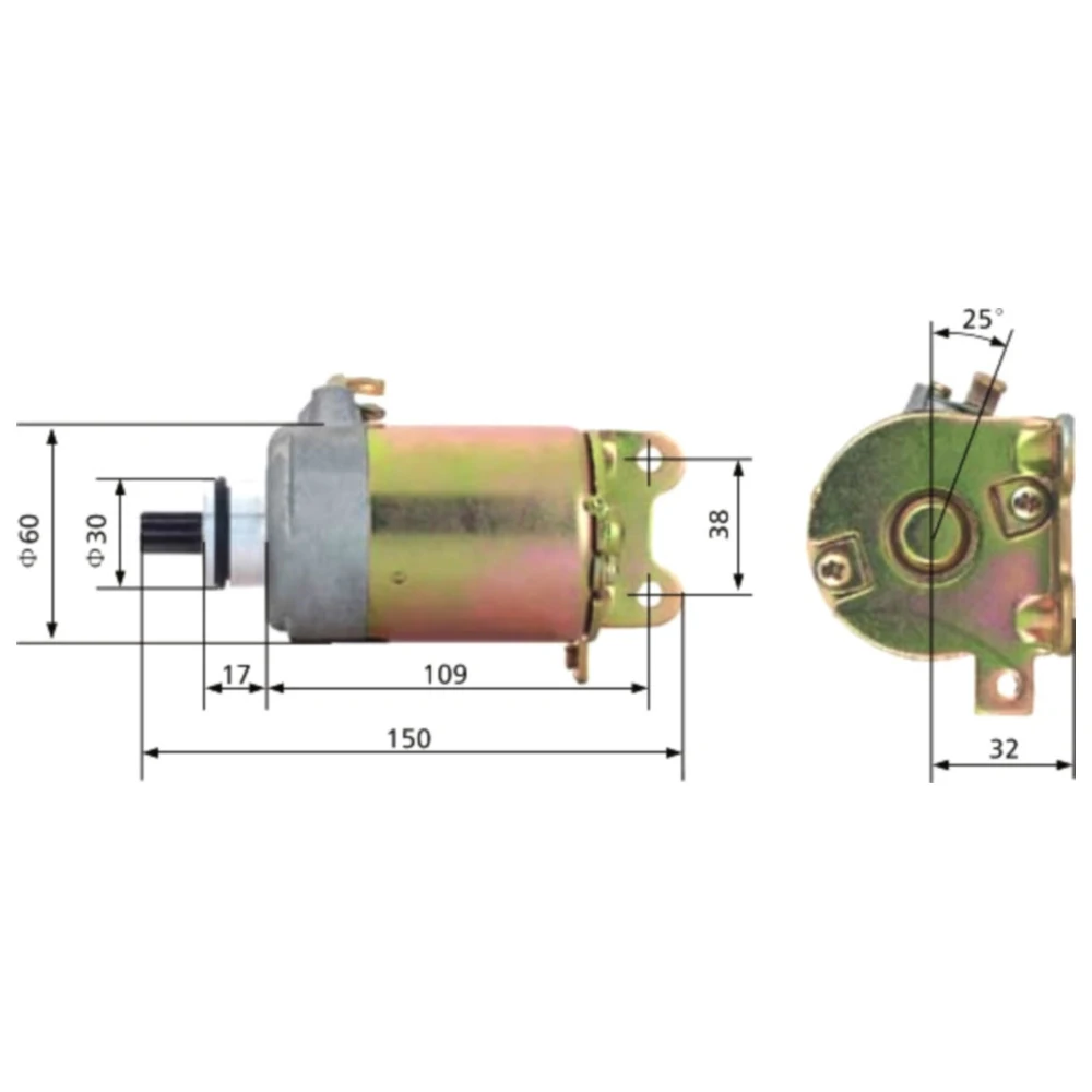 Anlasser JMP passend für: Aprilia Scarabeo, Leonardo, BMW C1_0